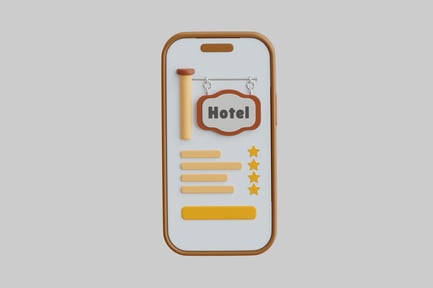 Preview: Mobile hotel app interface design