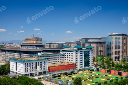 Preview: Beijing, China Cityscape and Sports Complex