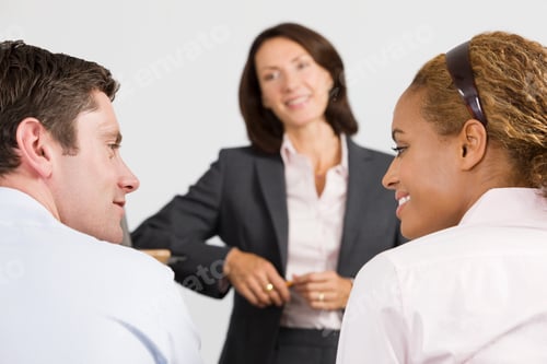 Preview: A lecturer teaching business students