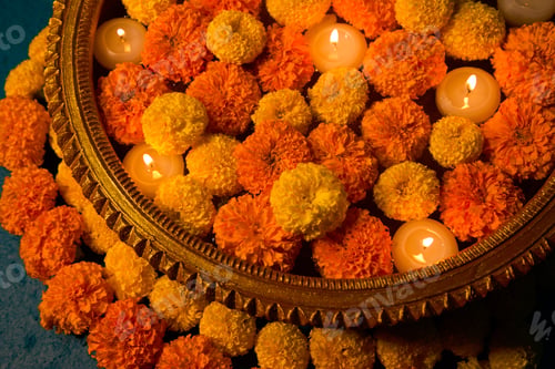 Preview: Festive Diwali decor in beautiful background