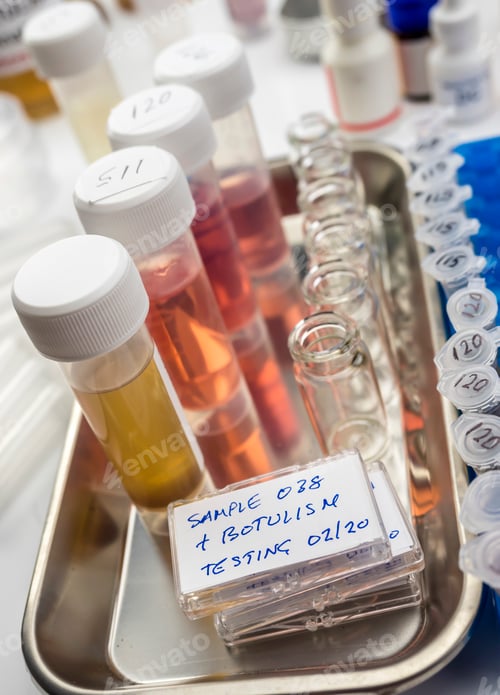 Preview: Samples contaminated by Clostridium botulinum toxin that causes botulism in humans