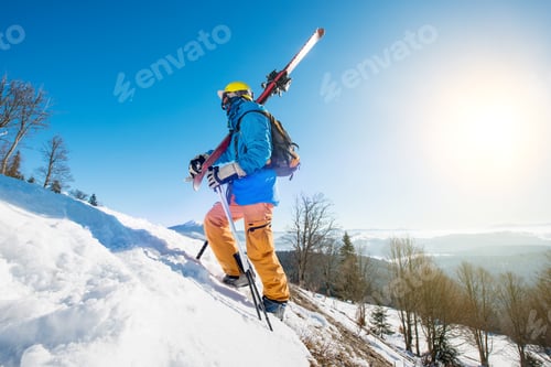 Preview: Skier in the mountains