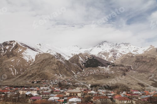 Preview: Snowy winter mountains