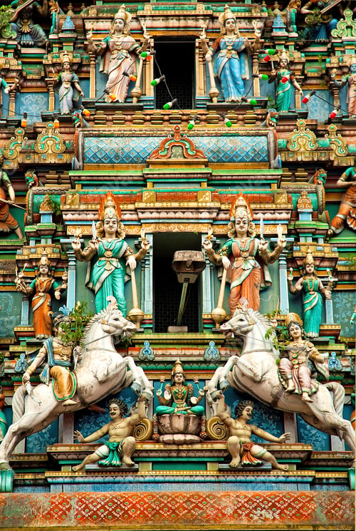 Preview: Hindu temple with indian gods kuala lumpur malaysia