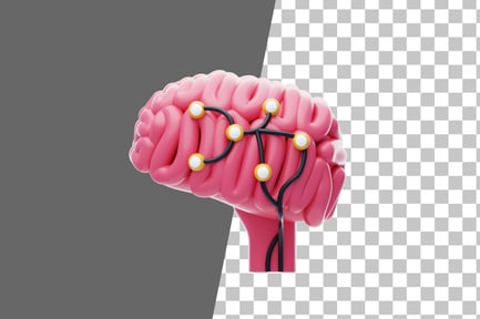 Preview: Neural Circuit 3D Icon