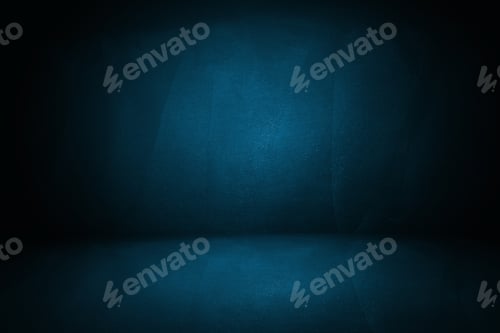 Preview: blue dark studio wall backdrop and background