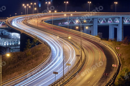 Preview: Highway at night lights