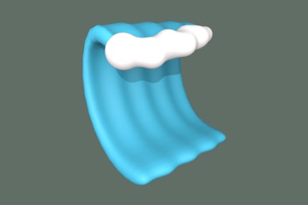 Preview: Wave Sea 3D Illustration