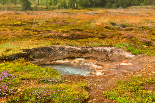 Preview: Small Geothermal Spring at Geysers Valley, Iceland