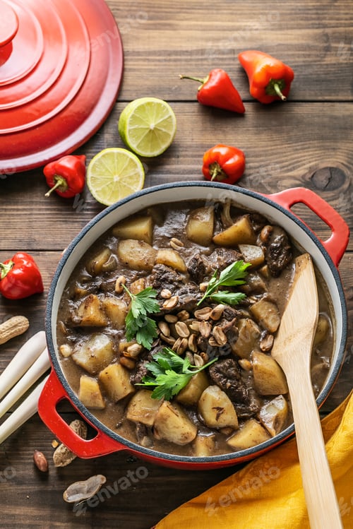 Preview: Thai Beef Massaman Curry with Rice