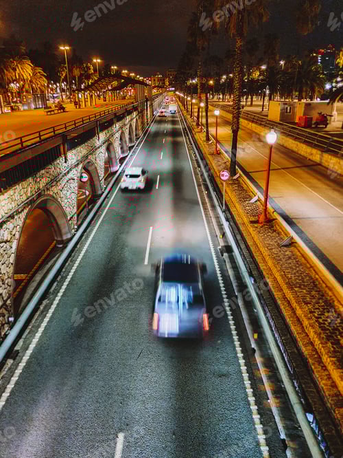 Preview: Road motion blue at night