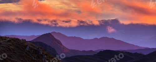 Preview: Mountains in Colombia at sunrise