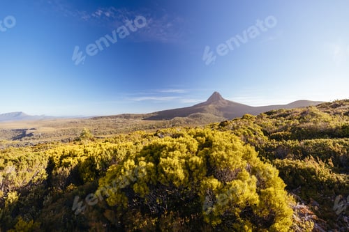 Preview: Barn Bluff Sunset View in Tasmania Australia
