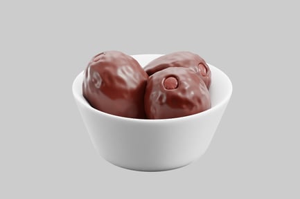 Preview: Bowl of chocolate covered cherries