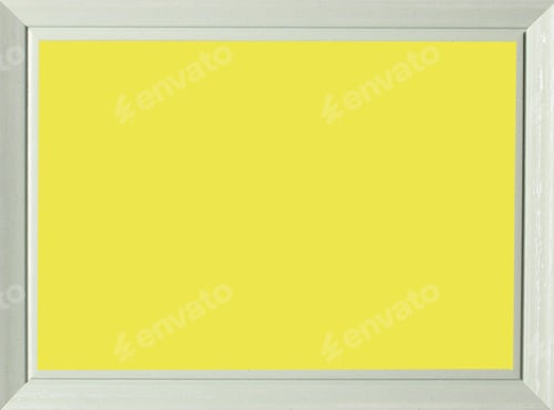 Preview: The Wooden Frame Is Blank With Space To Write