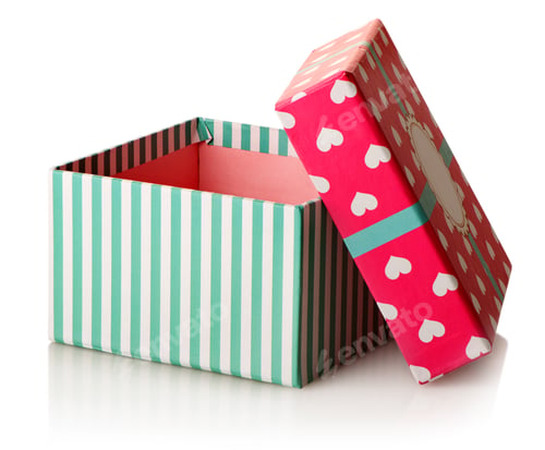 Preview: Gift box isolated