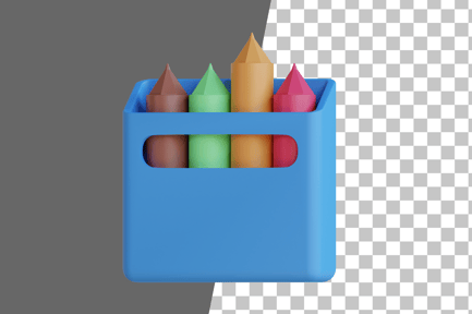 Preview: Crayons 3D Icon