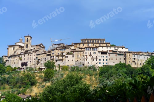 Preview: View of Contigliano, historic town in Rieti province