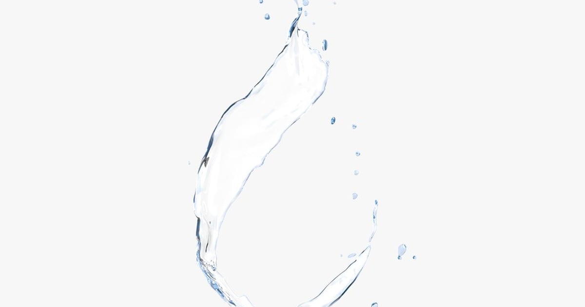 Dynamic Clear Water Splash Prop 3D, Incl. Blue & clear - Envato