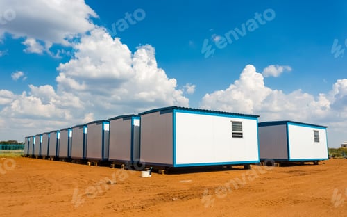 Preview: Relocatable portable buildings used as prefabricated offices on building sites and other amenities