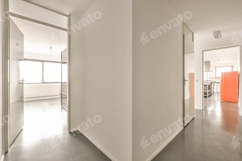 Preview: Narrow hallway interior