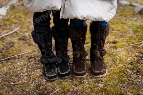 Preview: Two childrens winter boots