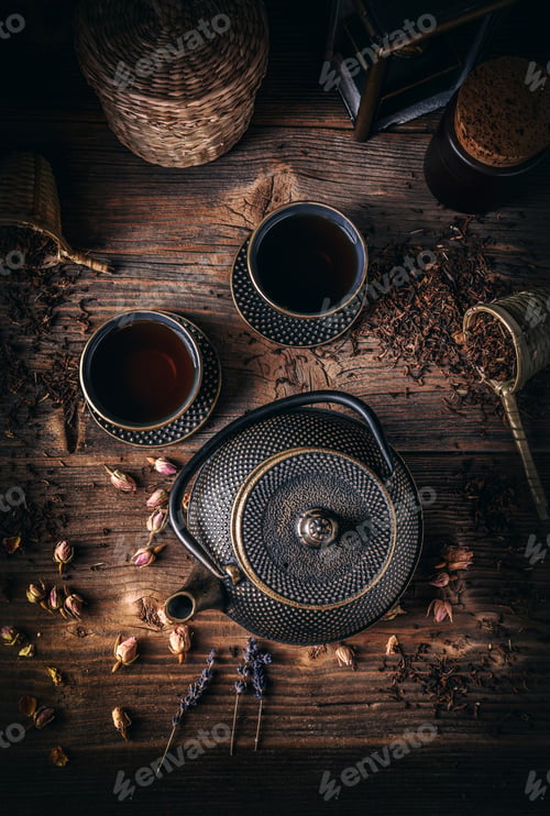 Preview: Cast iron teapot