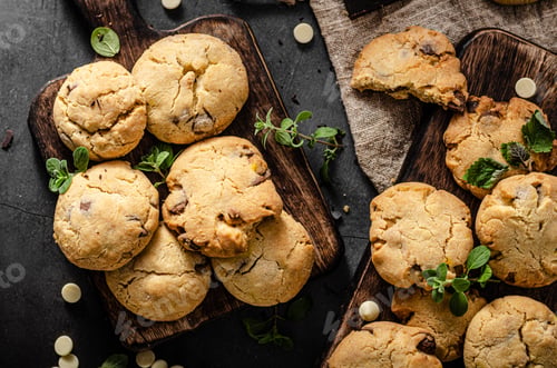 Preview: Homemade delish chocolate cookies