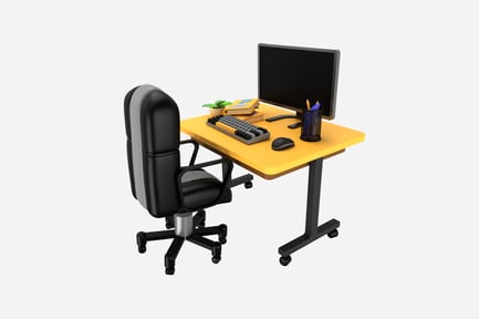 Preview: Classroom Desk and Chair