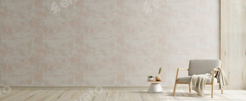 Preview: Beige Textured Wall with Modern Chair and Table