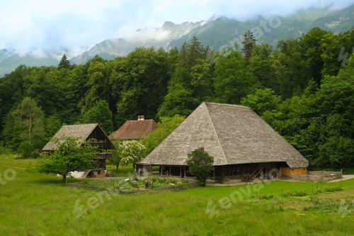 Preview: Old Cottage and Swiss Farmhouse