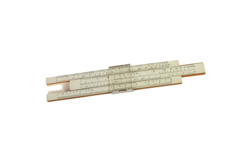 Preview: Logarithm ruler isolated