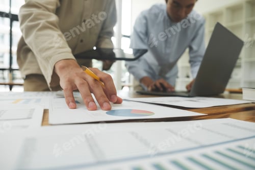 Preview: Businessmen teamwork meeting to discuss the investment.