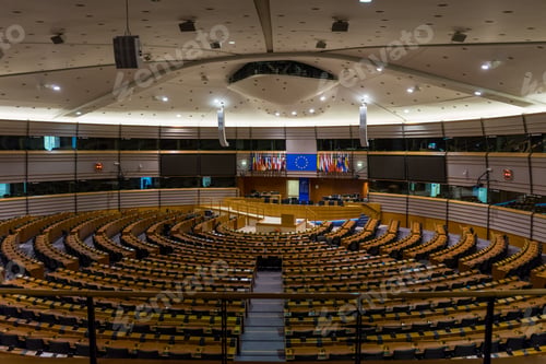 Preview: European parliament hemicycle
