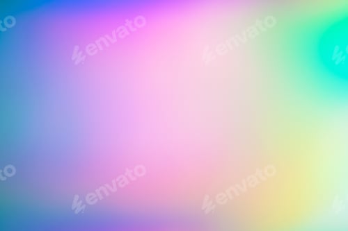 Preview: Abstract holographic neon foil background, iridescent colors