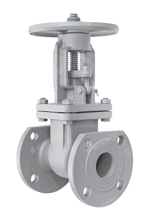 Preview: Large steel industrial shut-off valve