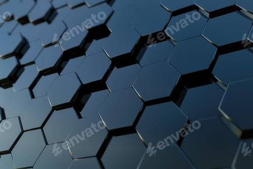 Preview: Abstract hexagon background