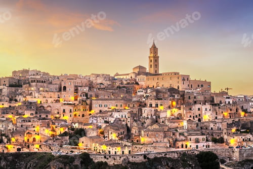 Preview: Matera, Italy ancient hilltop town in the Basilicata