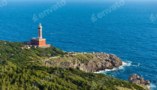 Preview: Lighthouse of Capri Island, Italy, Europe
