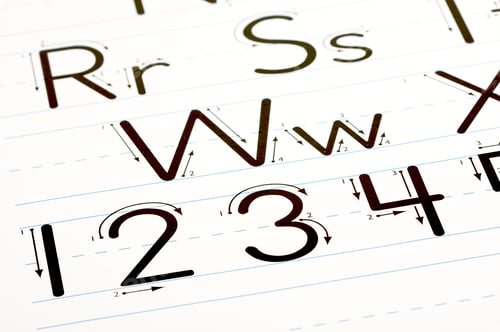 Preview: Learning Letters Chart