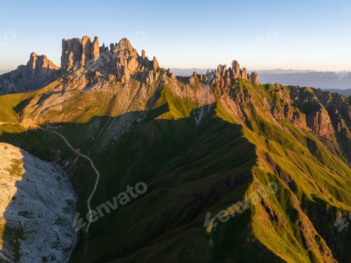 Preview: Sunrise in the Dolomites mountains