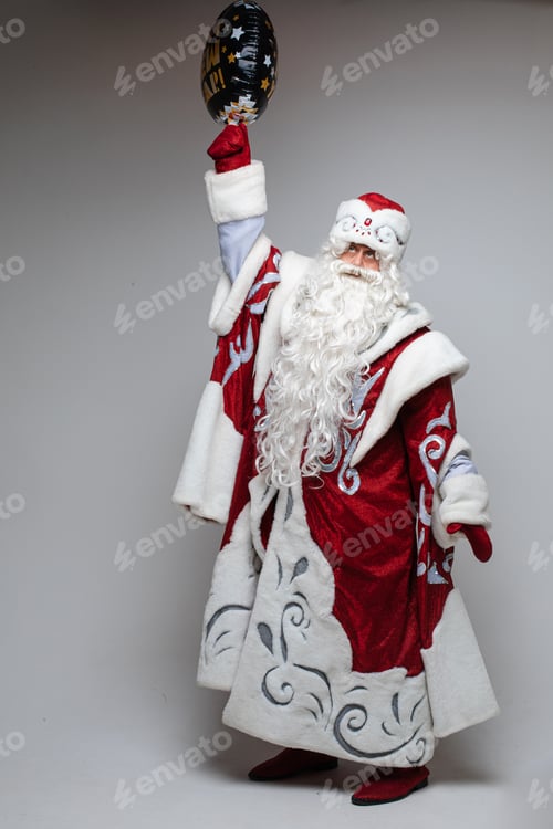 Preview: Father Frost with air balloon.