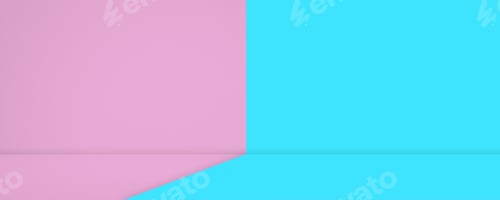 Preview: Studio Room Floor Tow Tone Summer Background Pink Blue Sweet