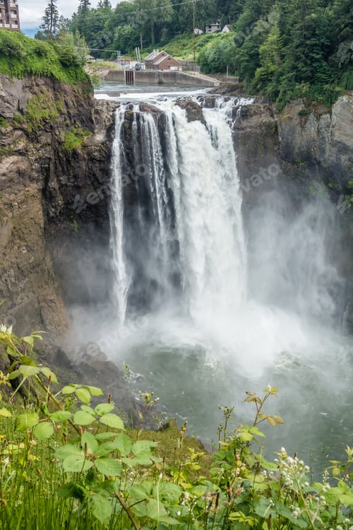 Preview: Water Explodes Into A Waterfall In Snoqualmie, Washington.