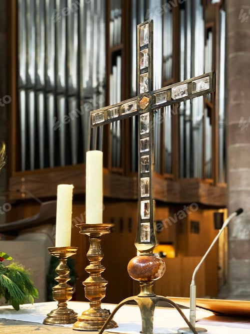 Preview: Christmas Holidays Worship with Organ Music in Church