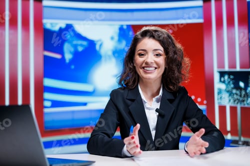 Preview: Presenter going on live transmission