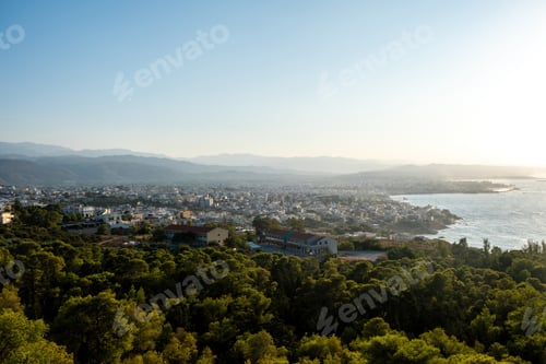 Preview: Greece. Crete island, view of Chania from Akrotiri hill and Venizelos tomb