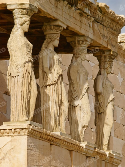 Preview: OLYMPUS DIGITAL CAMERA. Shot of crumbling columns of the classical world.