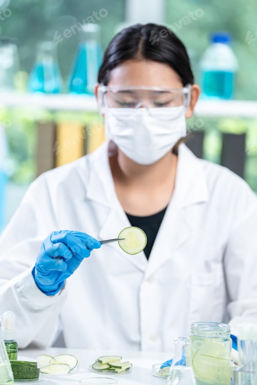 Preview: researcher working in laboratory for medicals science research using scientific equipment technology