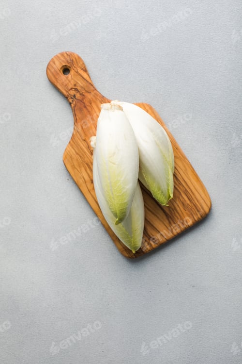 Preview: Chicory salad isolated on white background